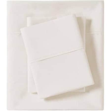 Madison Park Twin Size Cotton Sheet Set, Ivory MP20-5377